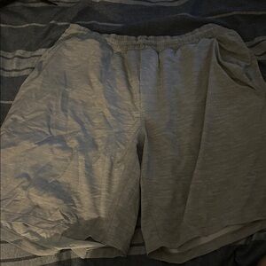 Light Gray Lululemon Ironman Shorts